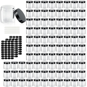 OBKJJ 90-pack clear containers with lids for organized travel storage