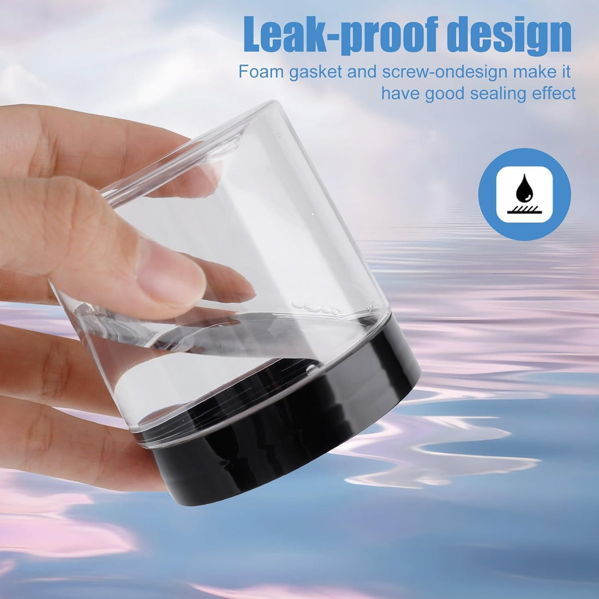 OBKJJ wide opening for easy filling and refilling of creams