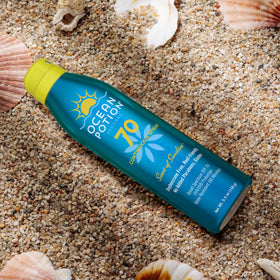 Ocean Potion SPF70 with a clean formula free from common harsh chemicals.