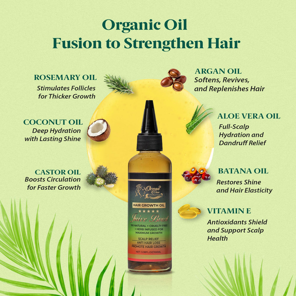 Ocean View Deep Waves Pomade scalp massage highlights non-greasy finish.