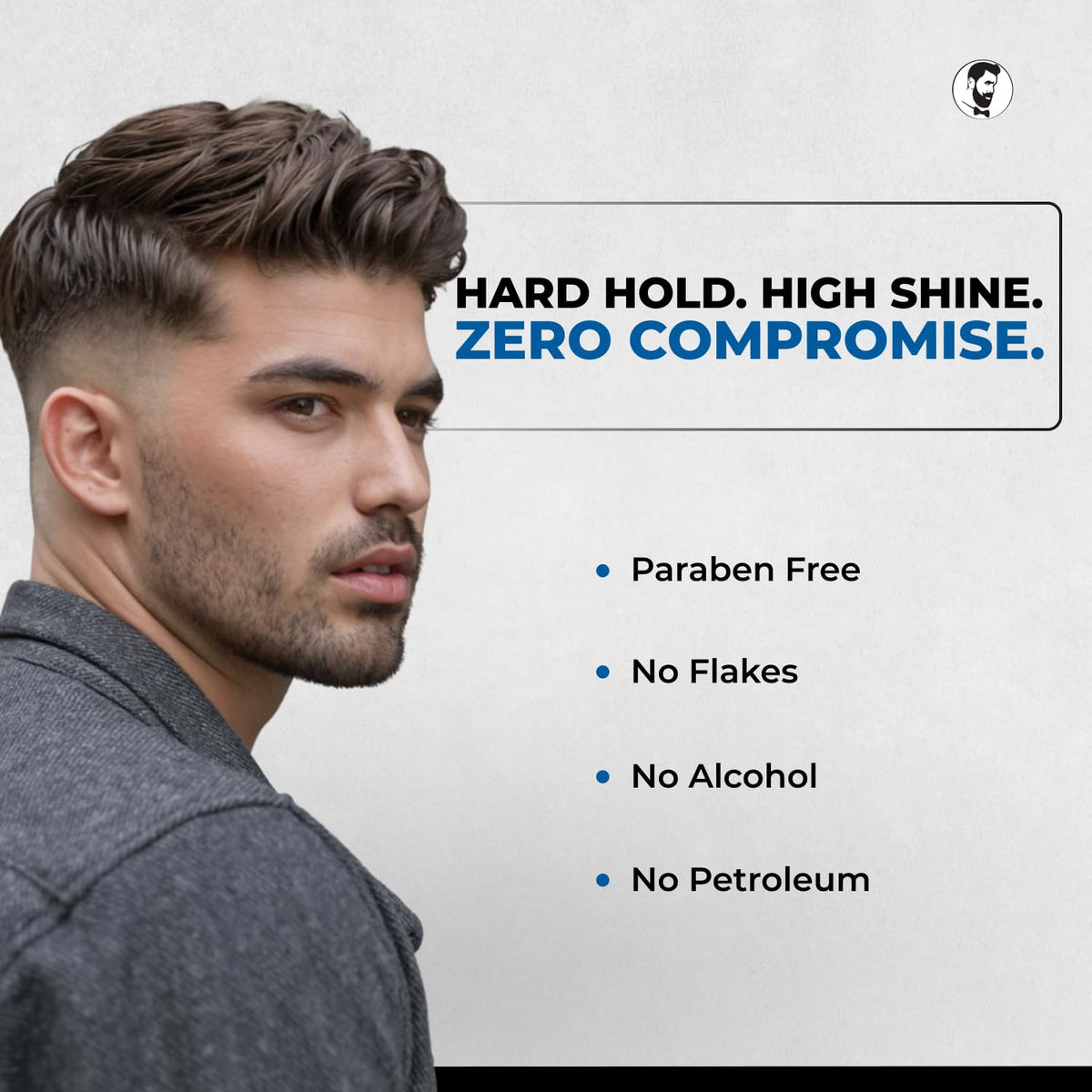 All hair types can achieve a defined look with Oceano gel.