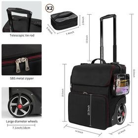 OCHEAL 1680D nylon construction offers durable daily studio use.