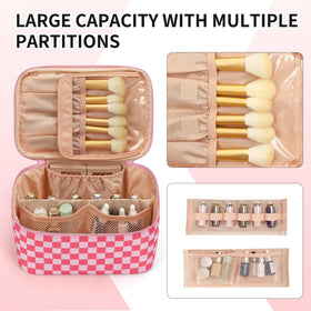 OCHEAL lightweight makeup bag is easy to carry daily