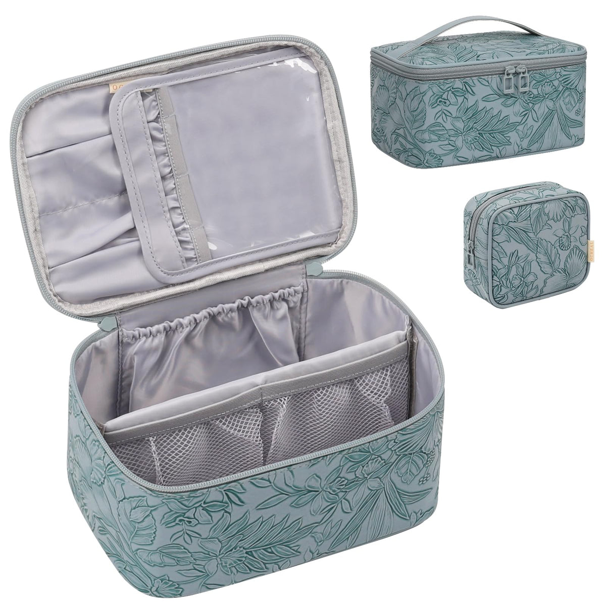 OCHEAL size chart shows large and small bags for planning storage.