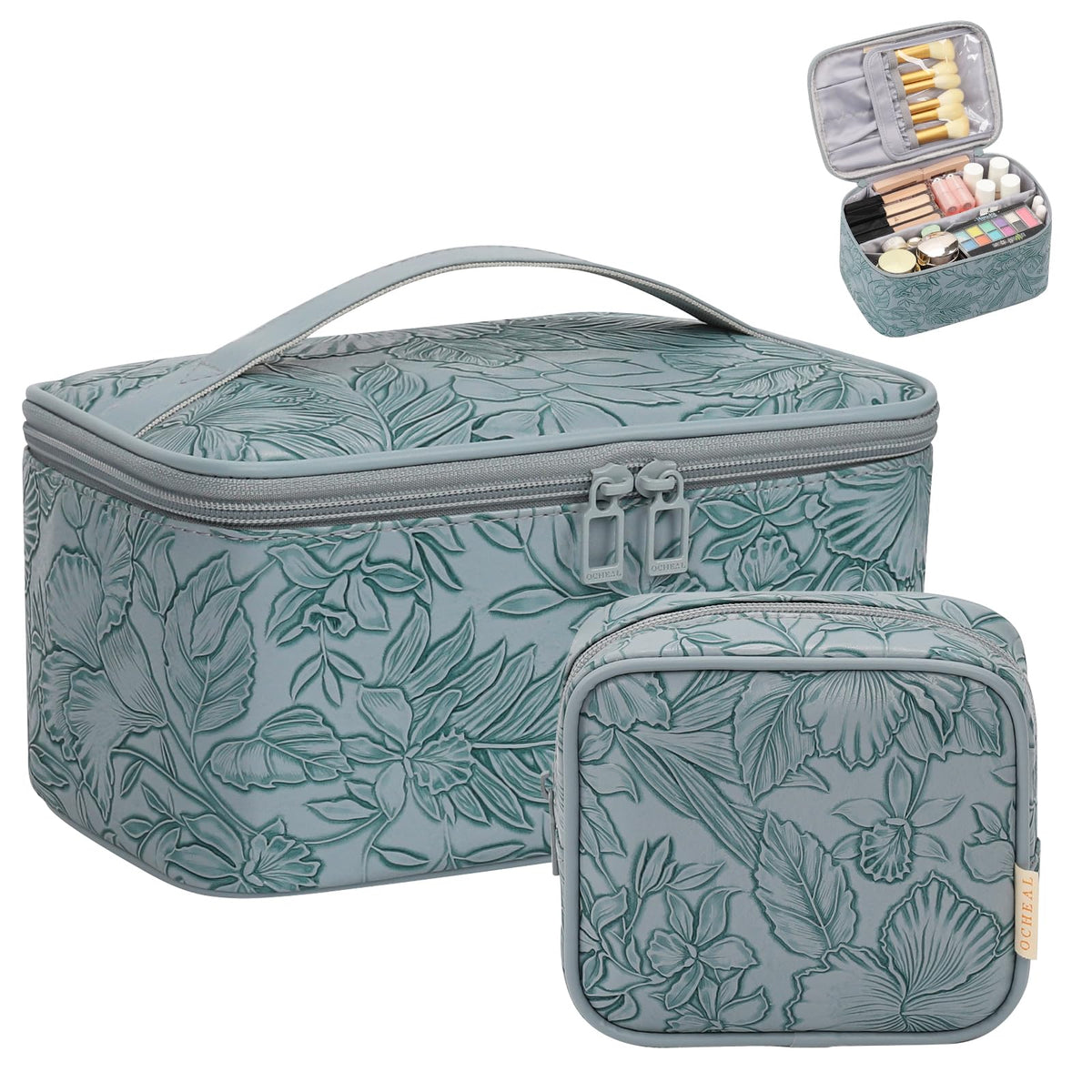 OCHEAL large makeup bag from the set, ideal for organizing full-size products.