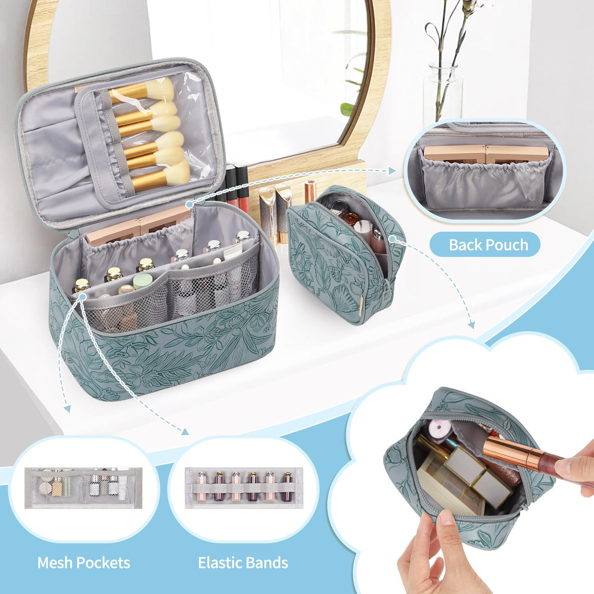 OCHEAL small pouch, perfect for lipsticks and small accessories on the go.