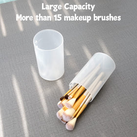 OCHEAL dual-section case separating brushes and small tools for organization.