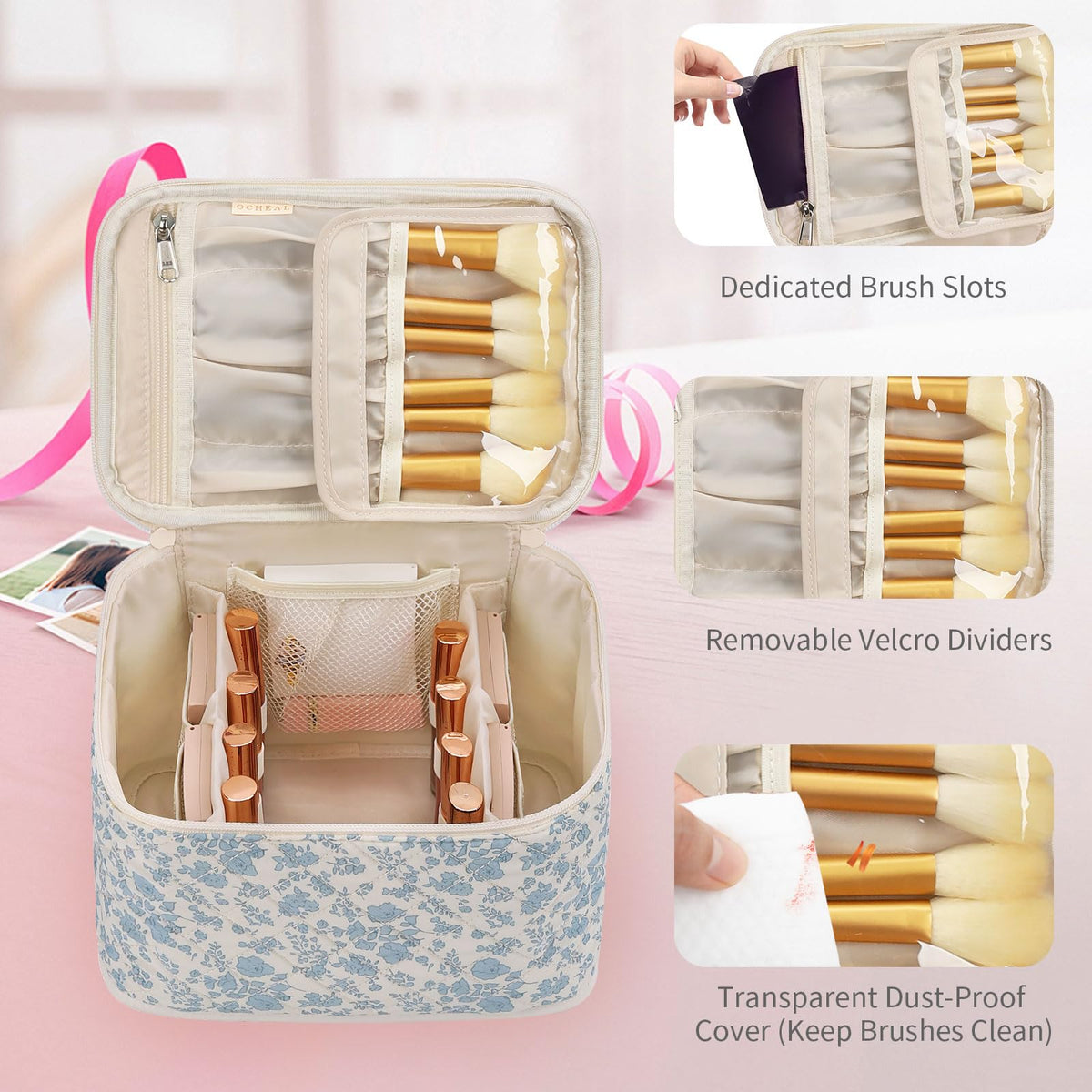 OCHEAL bag standing upright for upright storage and quick packing