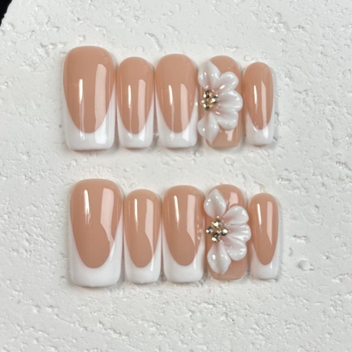 OCOUYVD flowers 3D rhinestones design adds eye-catching sparkle