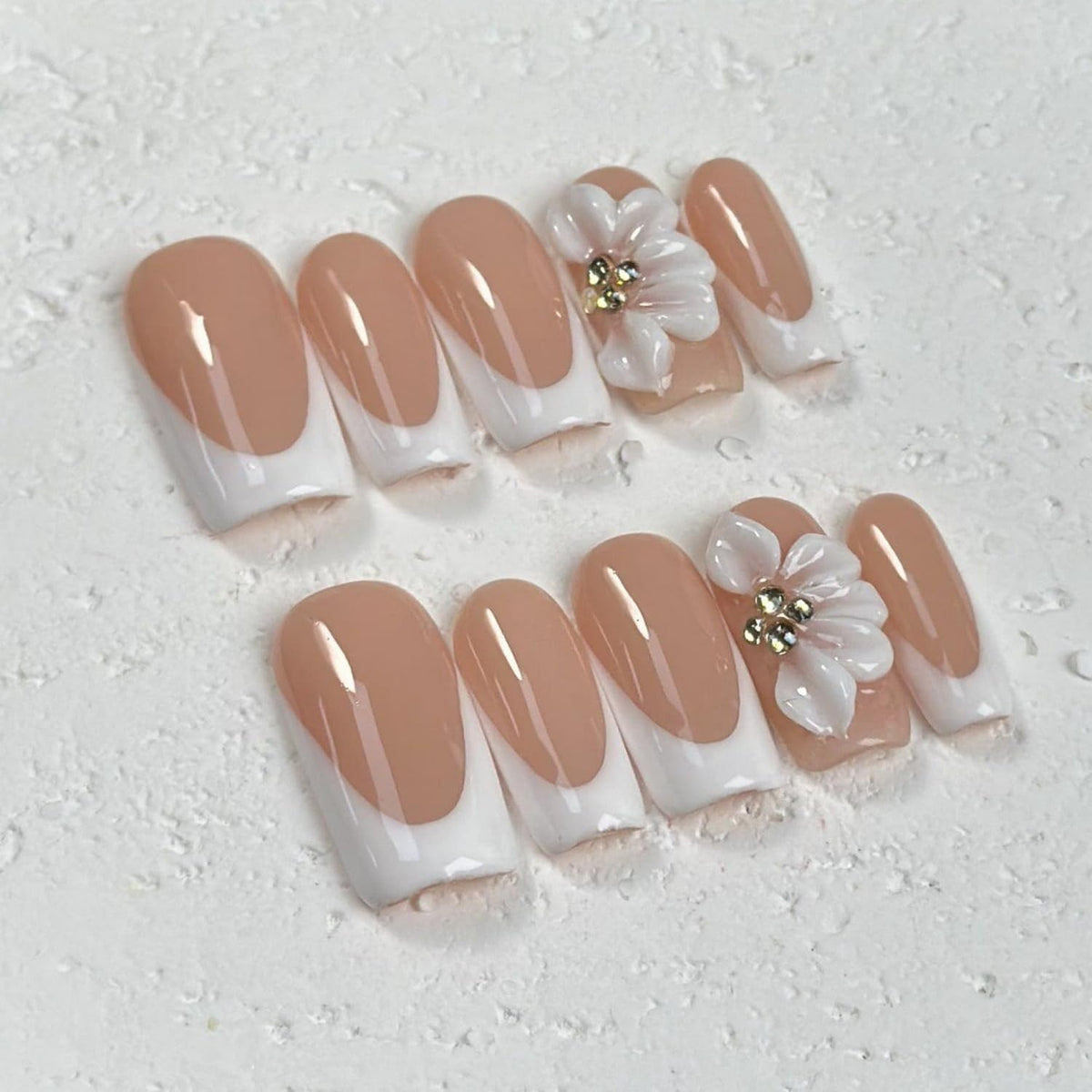 OCOUYVD thick acrylic multi-layer gel provides strong lightweight wear