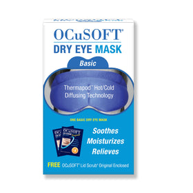OCuSOFT Ocusoft Dry Eye Mask Basic with cross hatch design for even heat distribution.
