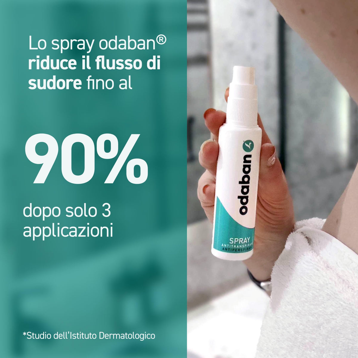 Odaban Antiperspirant Spray suitable for all genders, daily comfort and confidence.