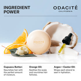ODACITE Shampoobar eco packaging highlights plastic-free design.