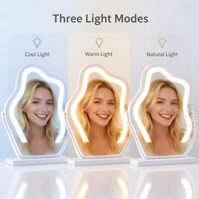 Odernmirror cloud-shape mirror with 360-degree rotation for versatile angles.