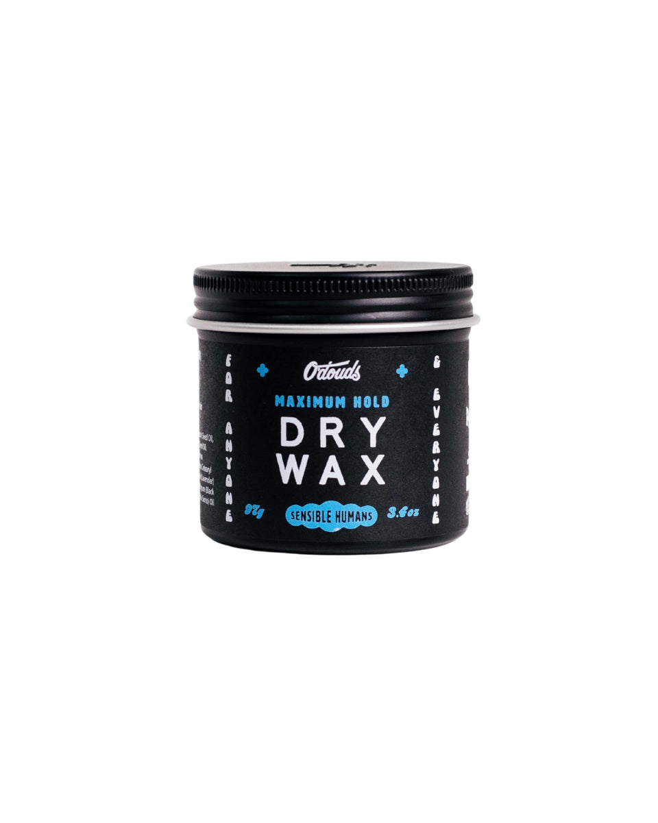 O'Douds Dry Wax showcases natural texture for flexible, defined styling.