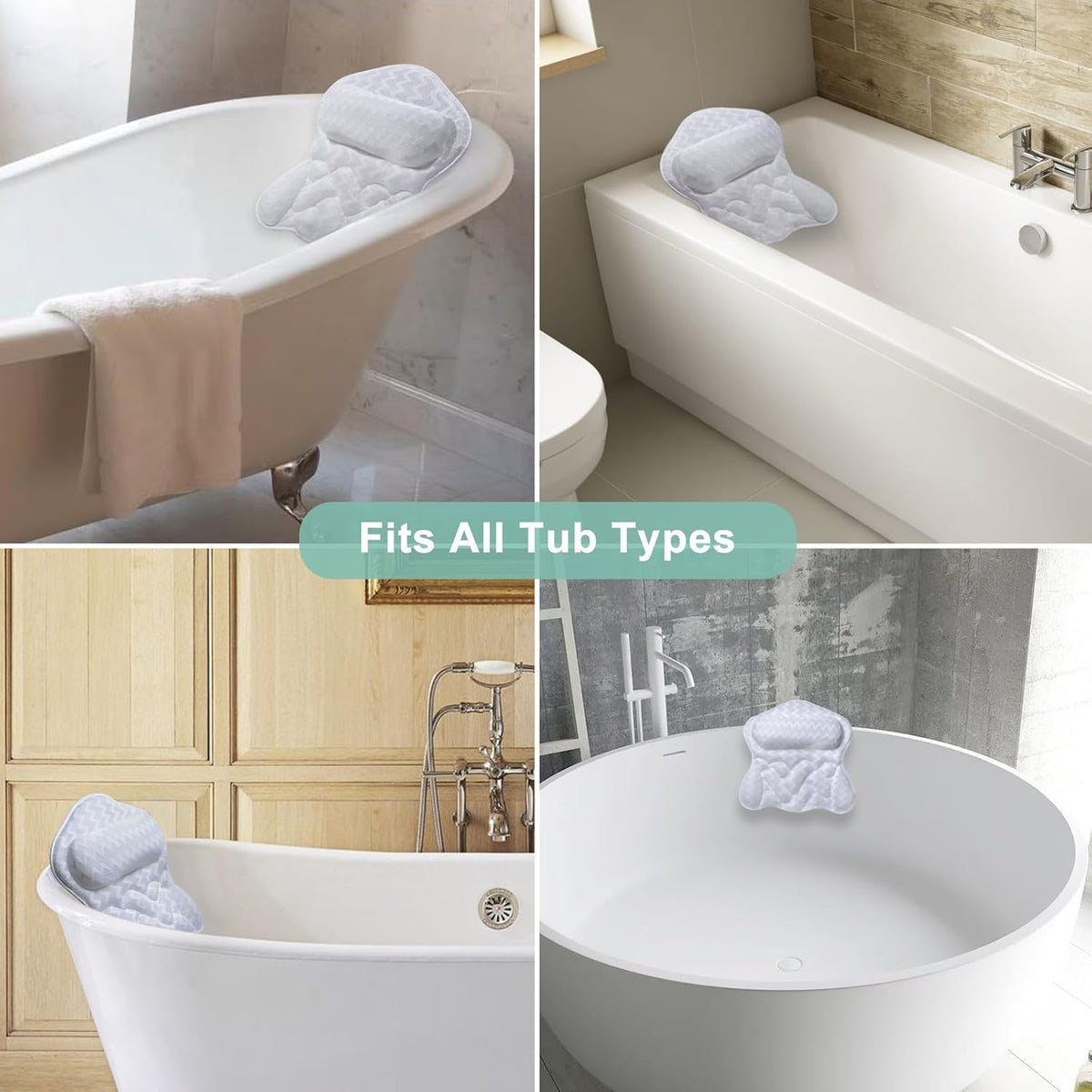 ODOX.MS bath pillow 4D mesh fabric keeps you cool and dry