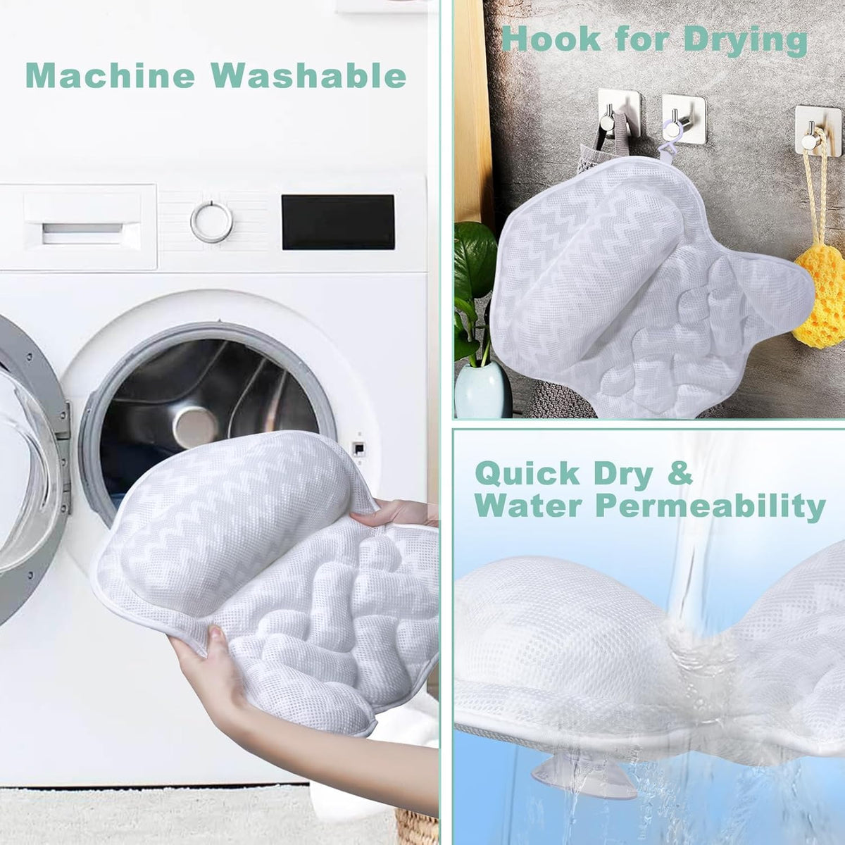 ODOX.MS bath pillow waterproof-cover protecting from splashes