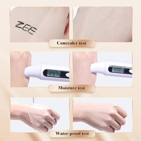 Pore-blurring finish of OETUIOW Mushroom Head Air Cushion CC Cream on skin