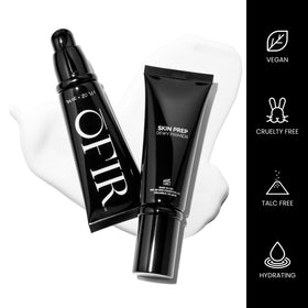 Highlighting moringa seed oil and hibiscus in OFIR primer.