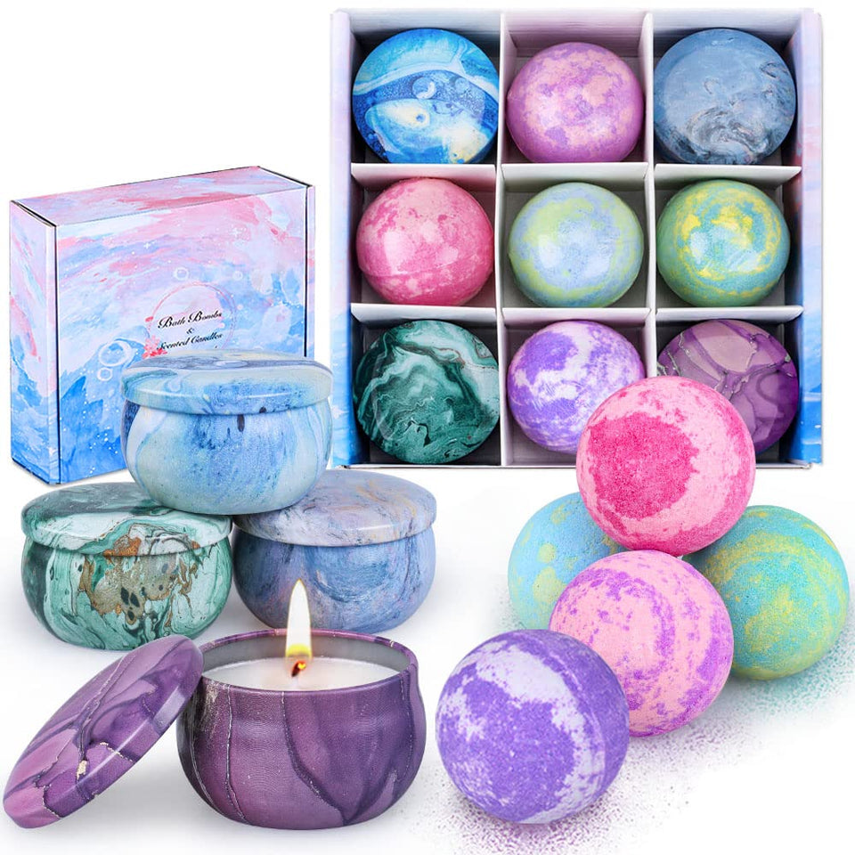 OFUN bath bombs gift set packaging, ready for gifting occasions.