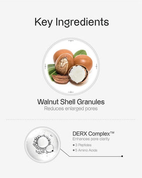 OGANACELL DERX Cleanser features peptides and amino acids for skin support.