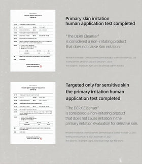 OGANA CELL DERX dermatologist-tested gentle formula for sensitive skin.