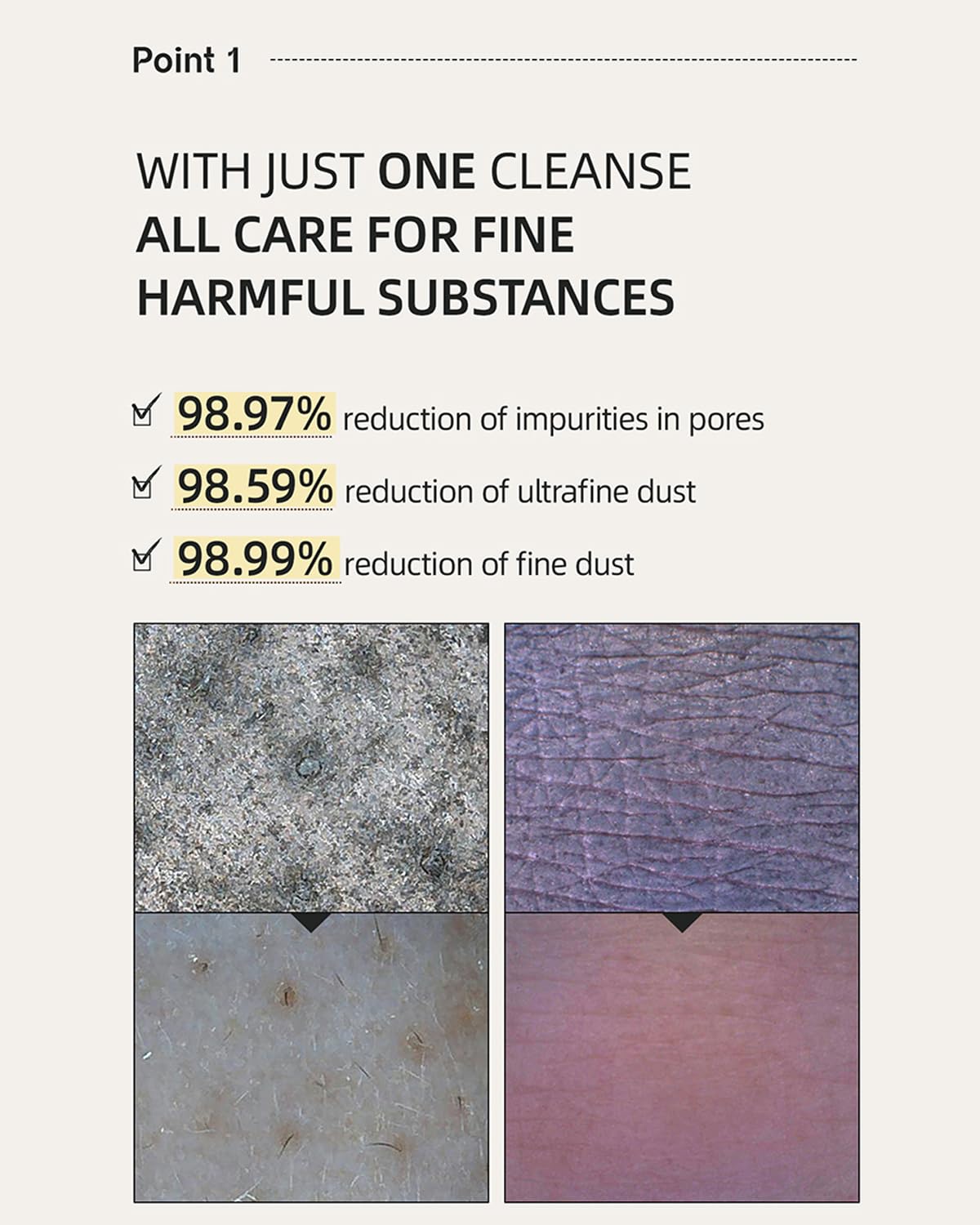 OGANA CELL DERX Swiss Alpine Snow Algae illustration suggests firmer-looking skin.