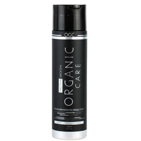 OGC Cosmetics Brazilian Keratin Treatment bottle promises smooth, frizz-free hair.