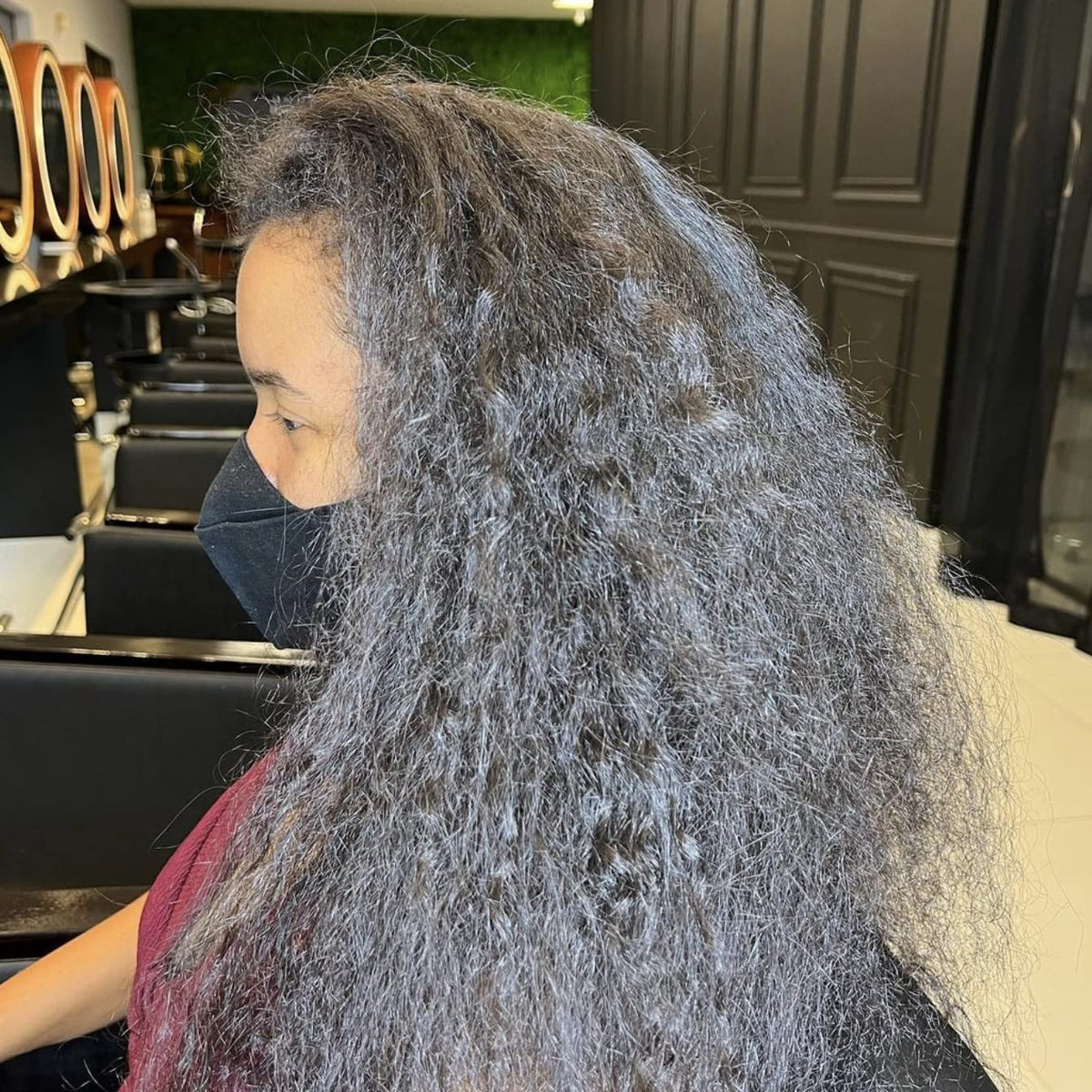OGC Natural Seed Oils smoothing ingredients condition for healthier, shinier hair.