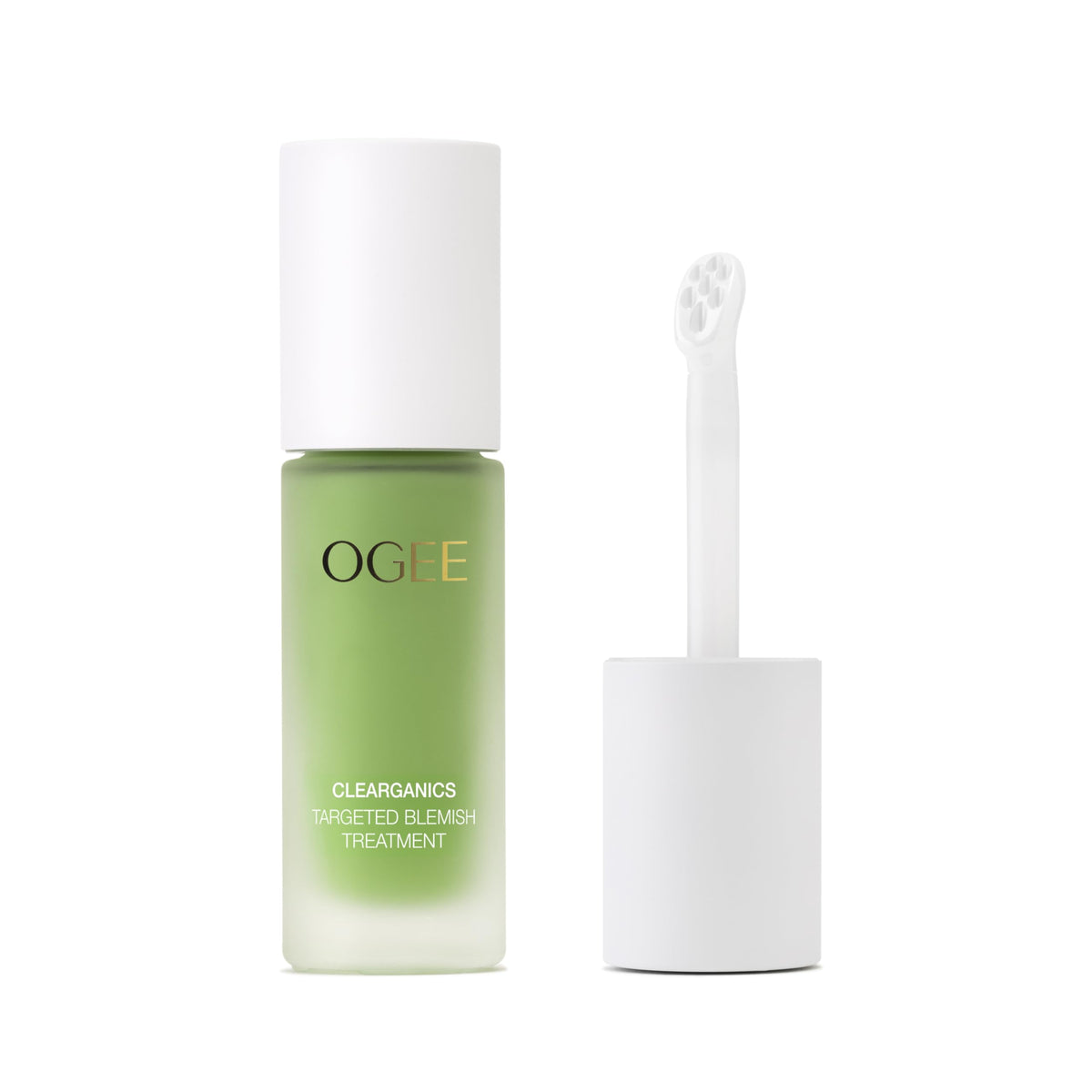 Ogee acne treatment bottle front view showing targeted spot therapy for blemishes.