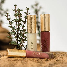 Ogee Beyond Clean lip gloss cap-on view suggests easy daily wear and control.