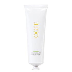 Ogee Botanical Brilliance Exfoliating Cleanser bottle for radiant skin after use.