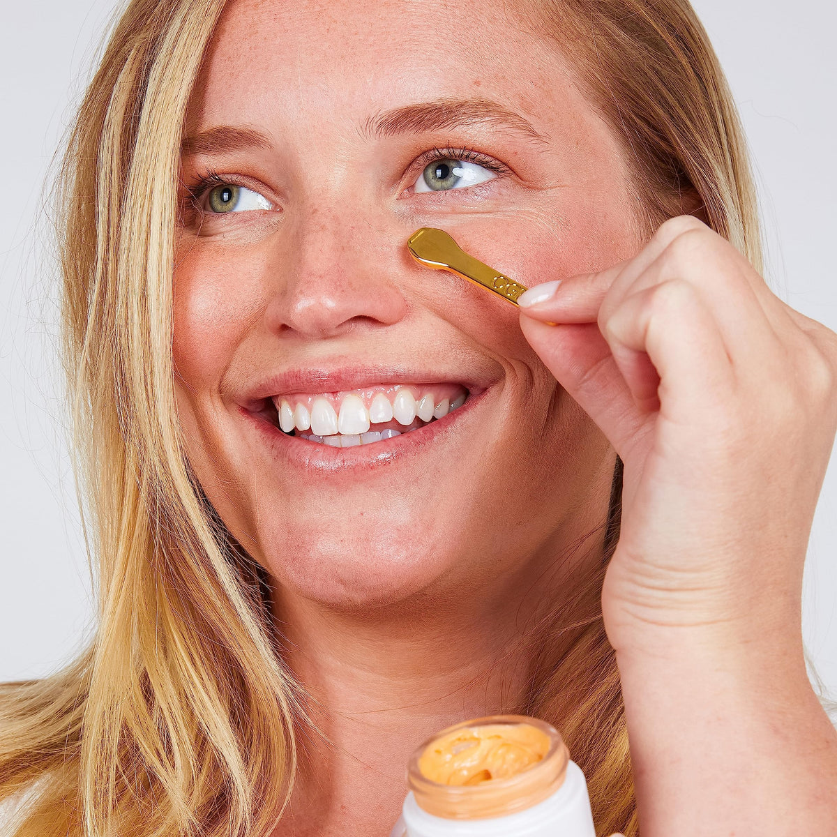 Ogee Botanical Eye Balm daily-use imagery suggests gentle eye care