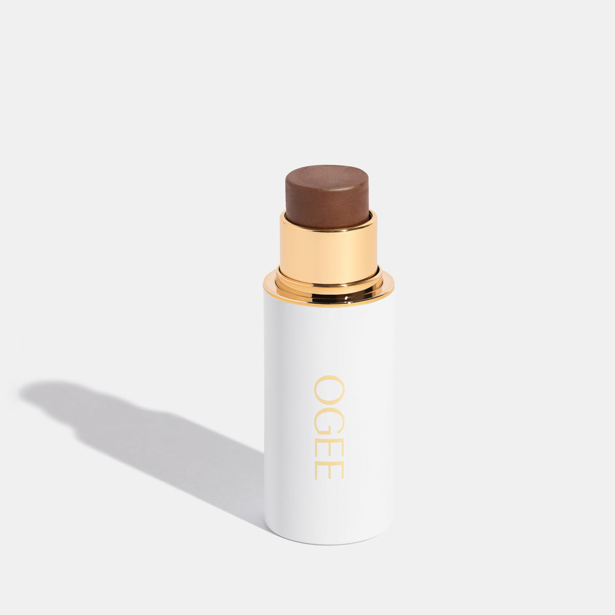 ogee bronze and blend duo blender brush for seamless color diffusion