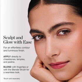 ogee bronze and blend duo brush application demonstrating smooth blending