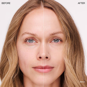 Ogee Complexion Perfecting foundation texture swirl showcases buildable coverage and radiant glow.