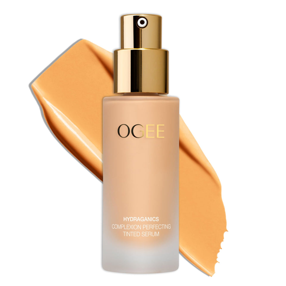 Ogee Complexion Perfecting Foundation bottle in Hazel 2.00N offers a natural seamless finish