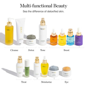Ogee Detox Mask packaging box presents a premium, gift-ready presentation.