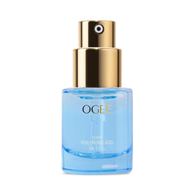 Ogee Hyaluronic Acid Elixir bottle close-up for intense hydration and plumper skin