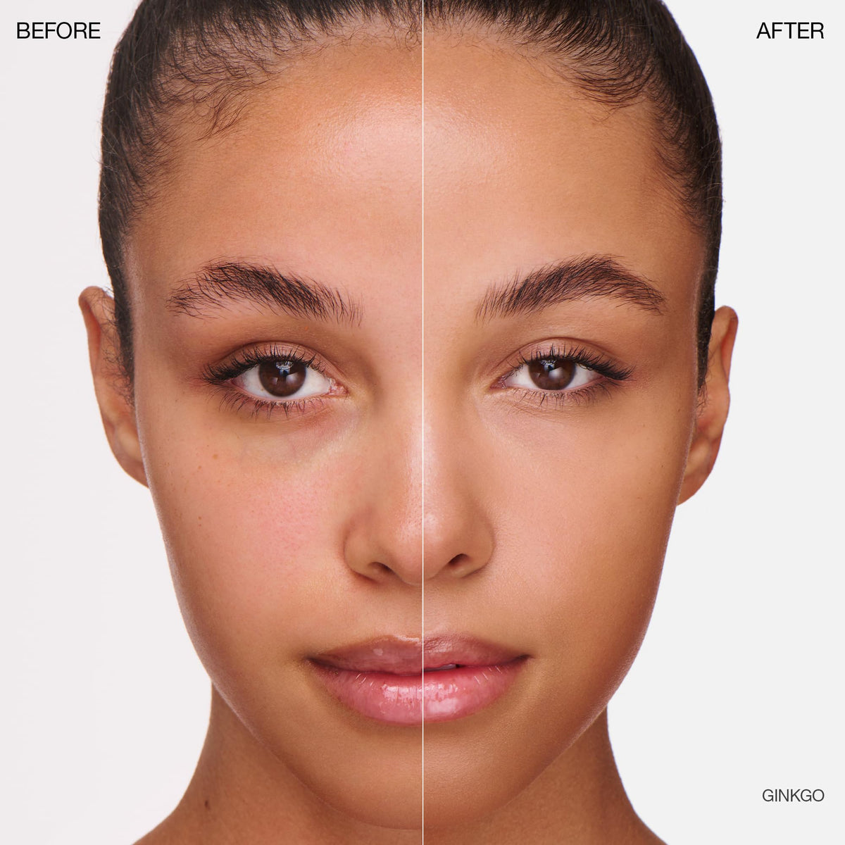 Ogee foundation on skin for a radiant, even complexion.