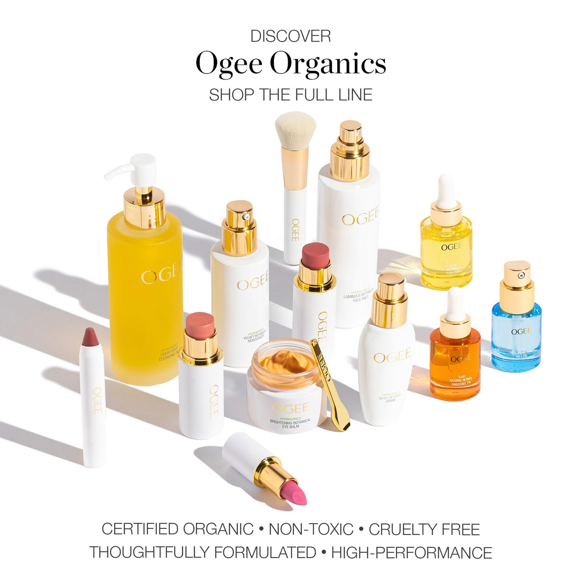 ogee petunia tinted lip oil in hand conveys portable color and care