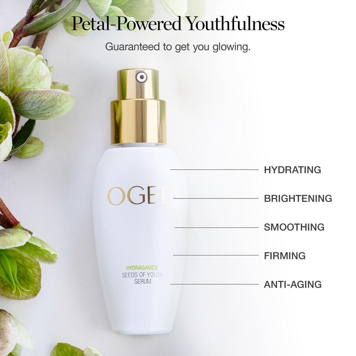 Ogee Seeds of Youth Serum close-up texture on skin