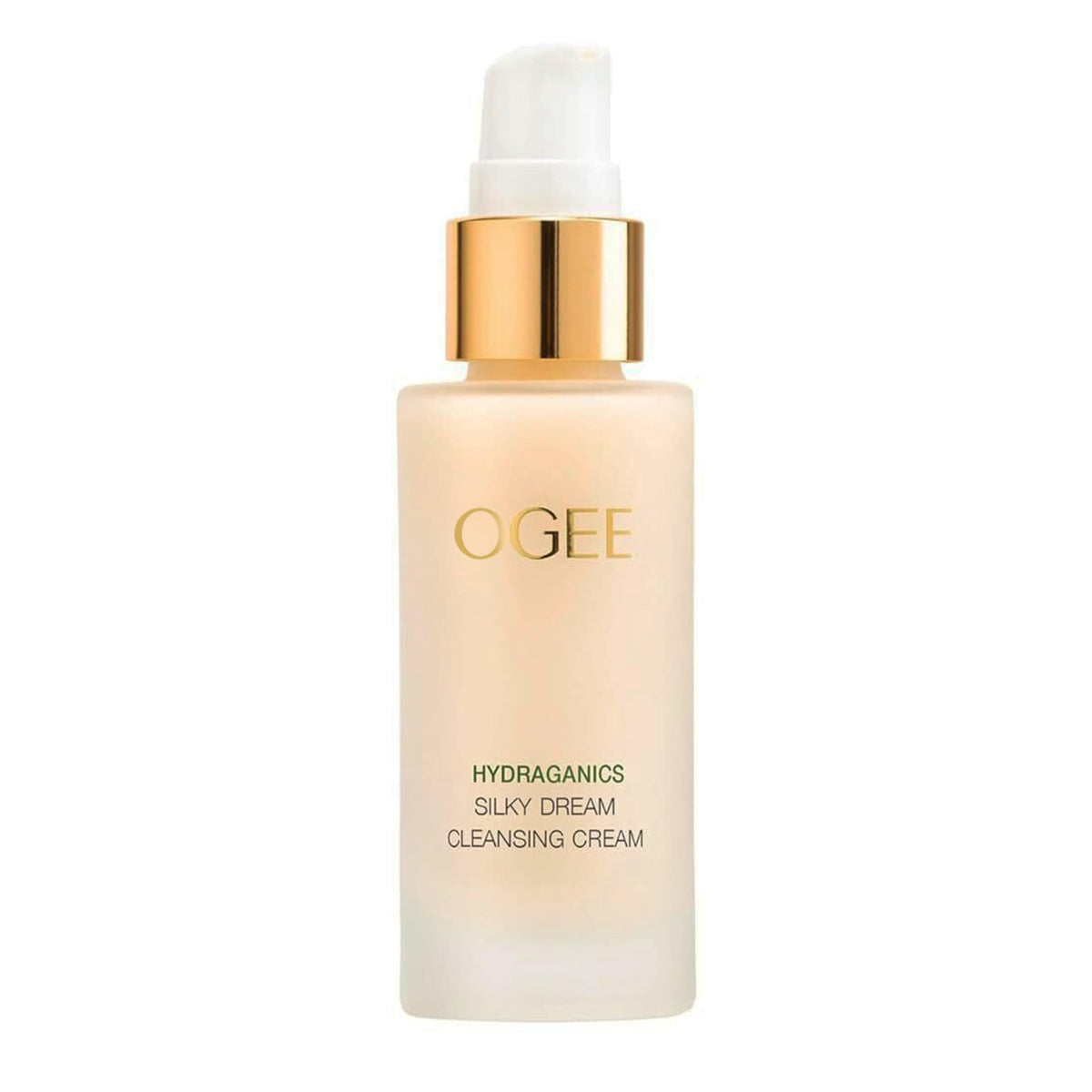 Ogee Silk Dream Cleanser bottle close-up demonstrates gentle daily cleansing