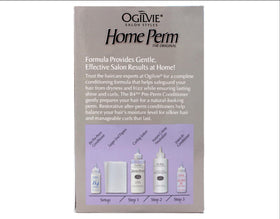 Ogilvie B4 Pre-Perm Conditioner applied to hair for smooth prep.