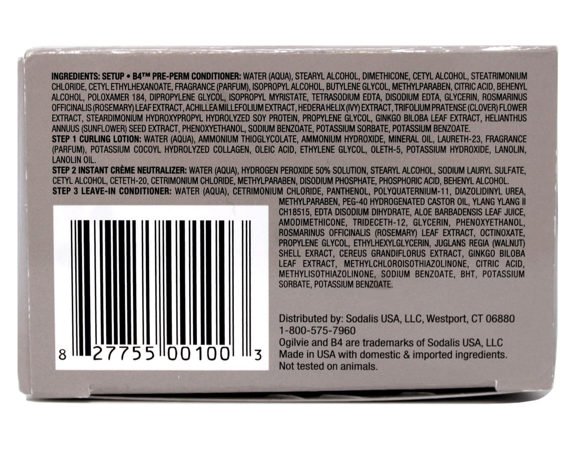 OGILVIE Home Perm two-kit packaging highlights value and flexibility.