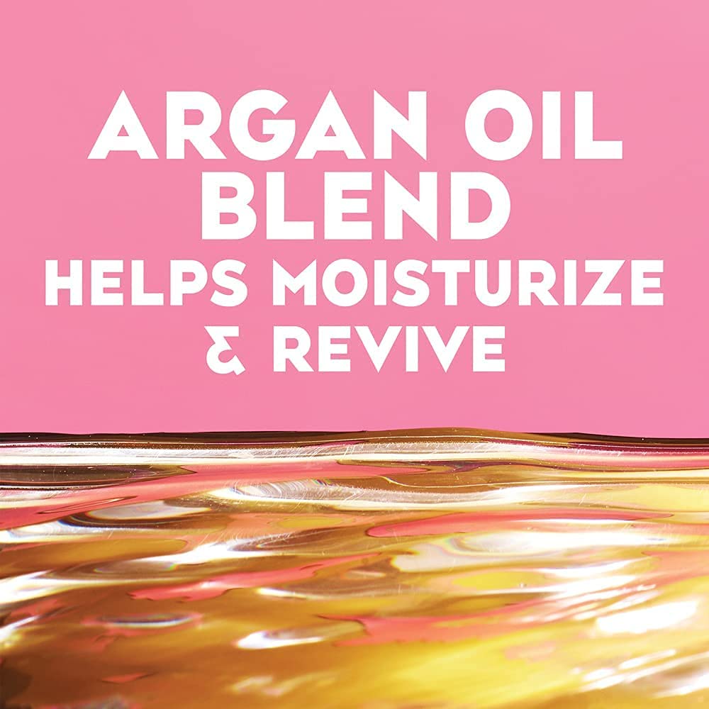 OGX hair appears silky and soft after treatment in this closeup