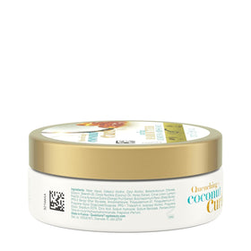 OGX Quenching Coconut Curls Butter creamy texture closeup for nourished curls