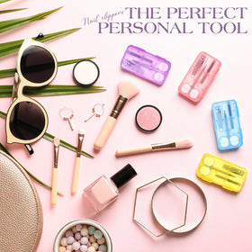 Oh Klyzo portable manicure kit fits home, travel, or desk neatly.