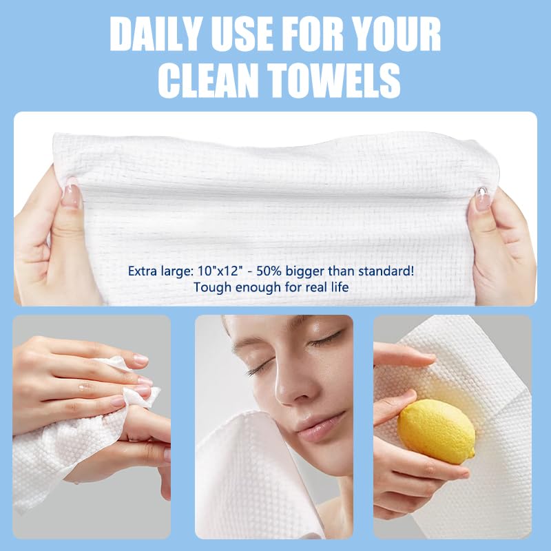 OHOO multipurpose towels suitable for cleansing, makeup removal, and personal care.