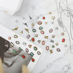 Ohmique retro western gems for personalized, long-lasting nail looks